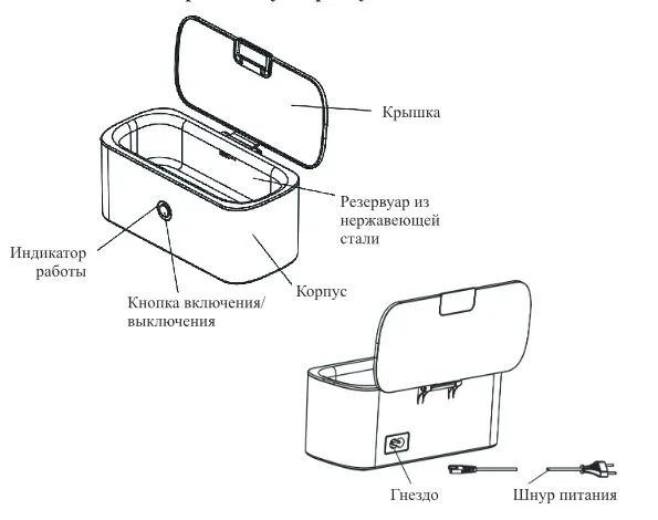 Ультразвуковые мойки Kitfort КТ-2069, КТ-2070, КТ-2071, КТ-2072