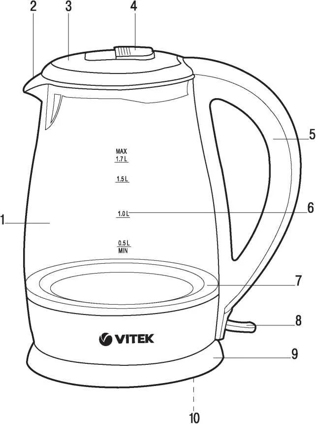 Чайник Vitek VT-7081