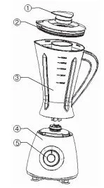 Блендер Mystery MMC-1424