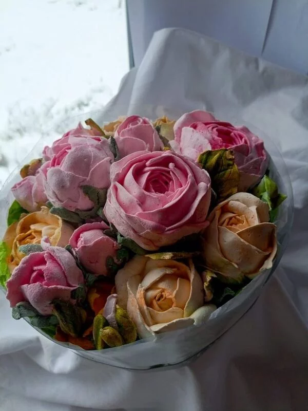 Зефирные букеты и композиции