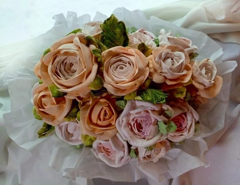 Зефирные букеты и композиции