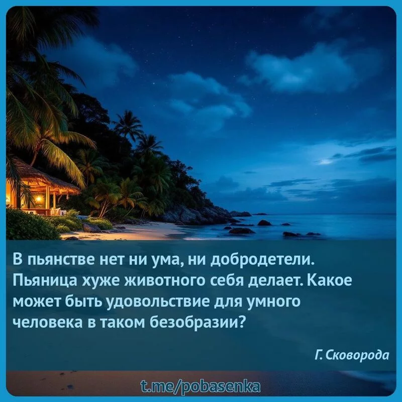 «В пьянстве нет ни ума, ни добродетели. Пьяница хуже животного себя делает. Какое может быть удовольствие для умного человека...» height="550" width="550"