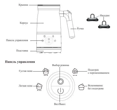 Капучинатор Kitfort КТ-7165
