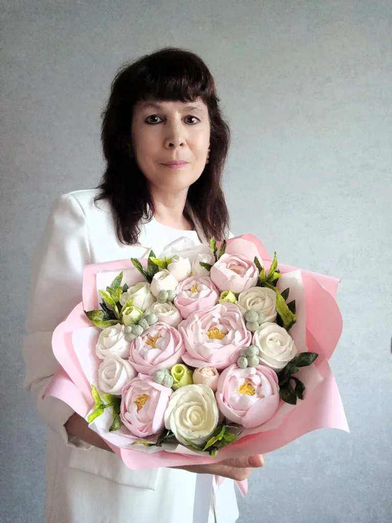 Зефирные букеты и композиции