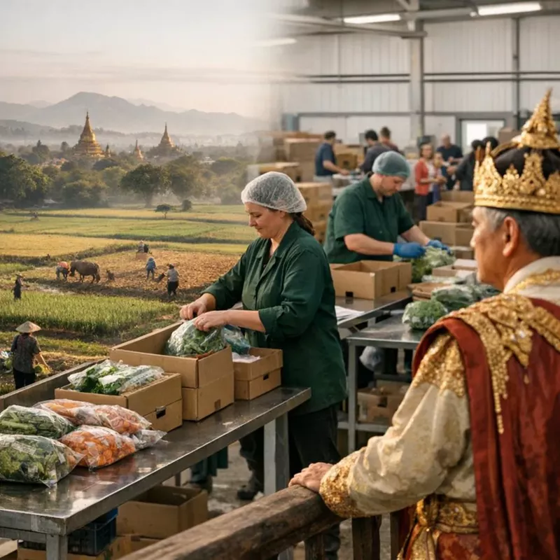 Чай, который едят: магия бирманского салата Лэпхэт-тхок