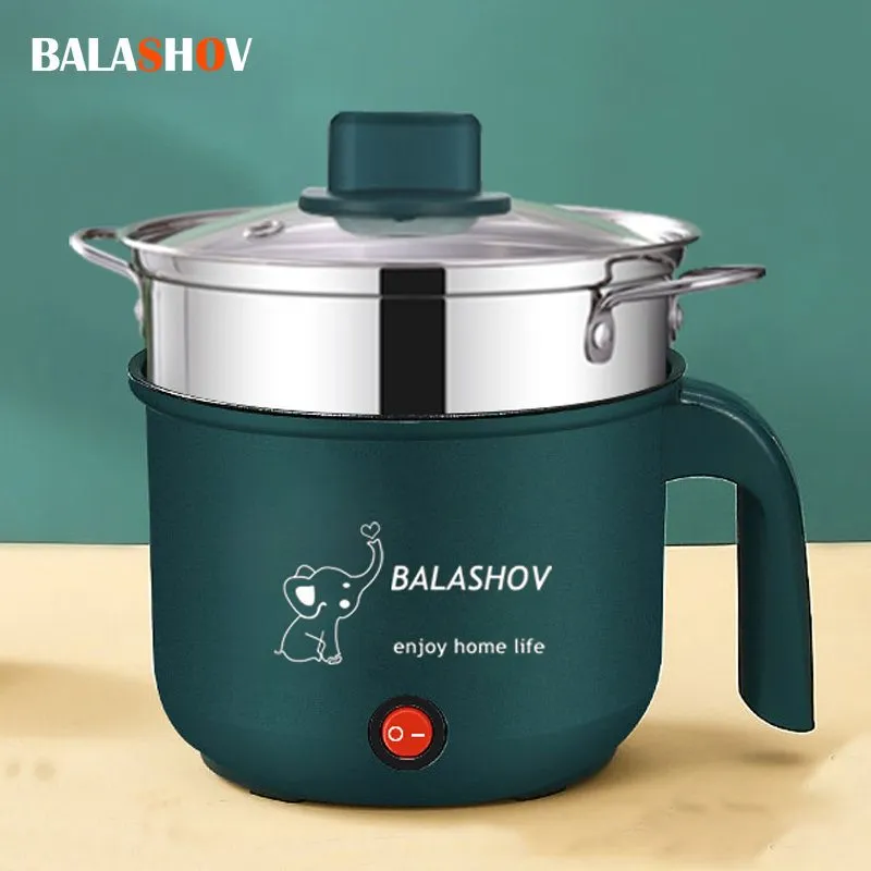 Миниатюрная многофункциональная электрическая кастрюля с пароваркой Balashov