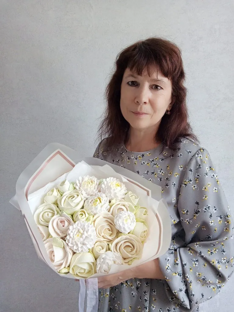 Зефирные букеты и композиции