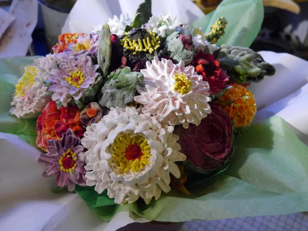 Зефирные букеты и композиции