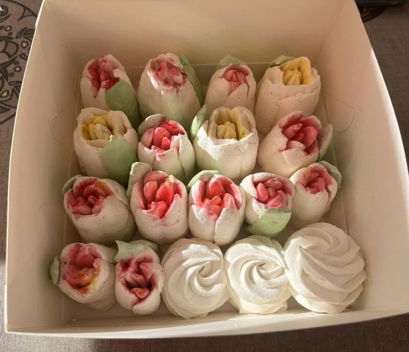 Зефирные букеты и композиции