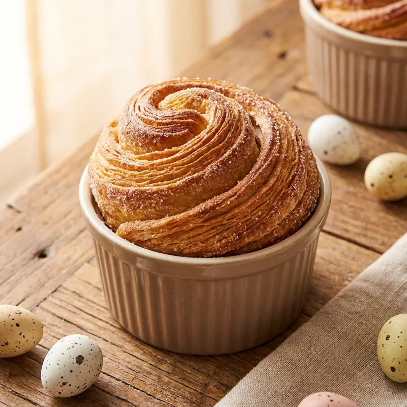 Кулич-краффин "Ваниль-шоколад"