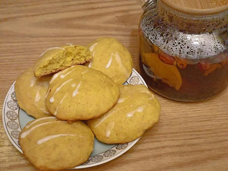 Мягкое тыквенное печенье