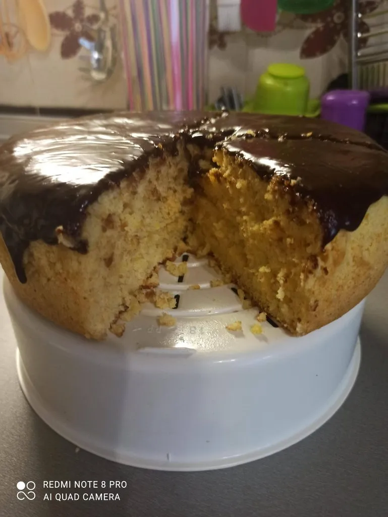 Апельсиновый кекс с ванильным сахаром