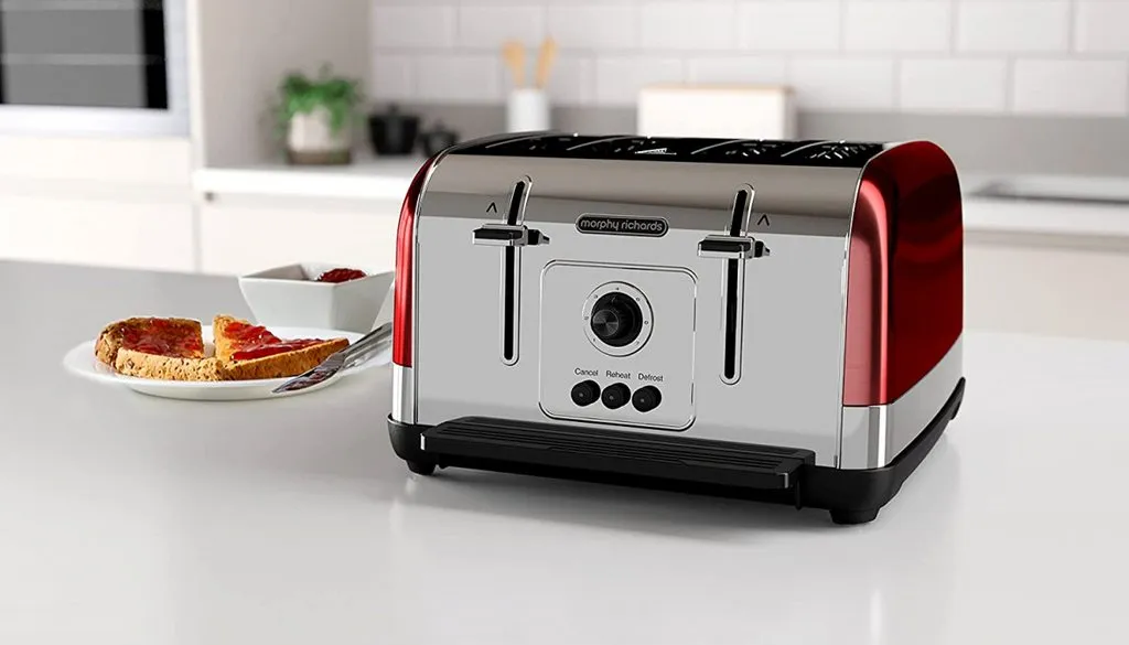 Тостер на четыре слота: Morphy Richards Venture 4 Slice Brushed Stainless Steel 240130