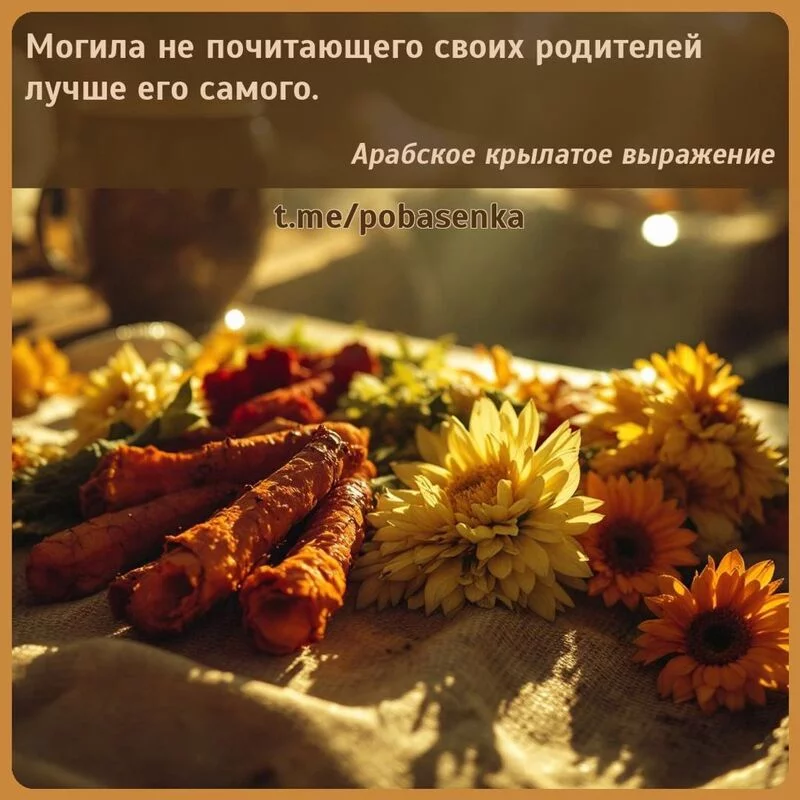 «Могила не почитающего своих родителей лучше его...» height="550" width="550"