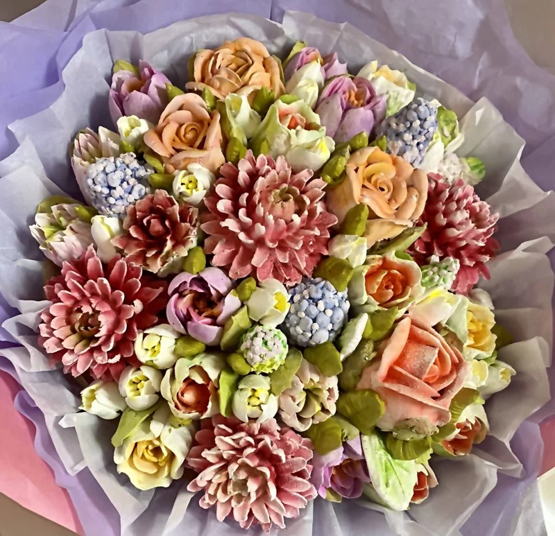 Зефирные букеты и композиции