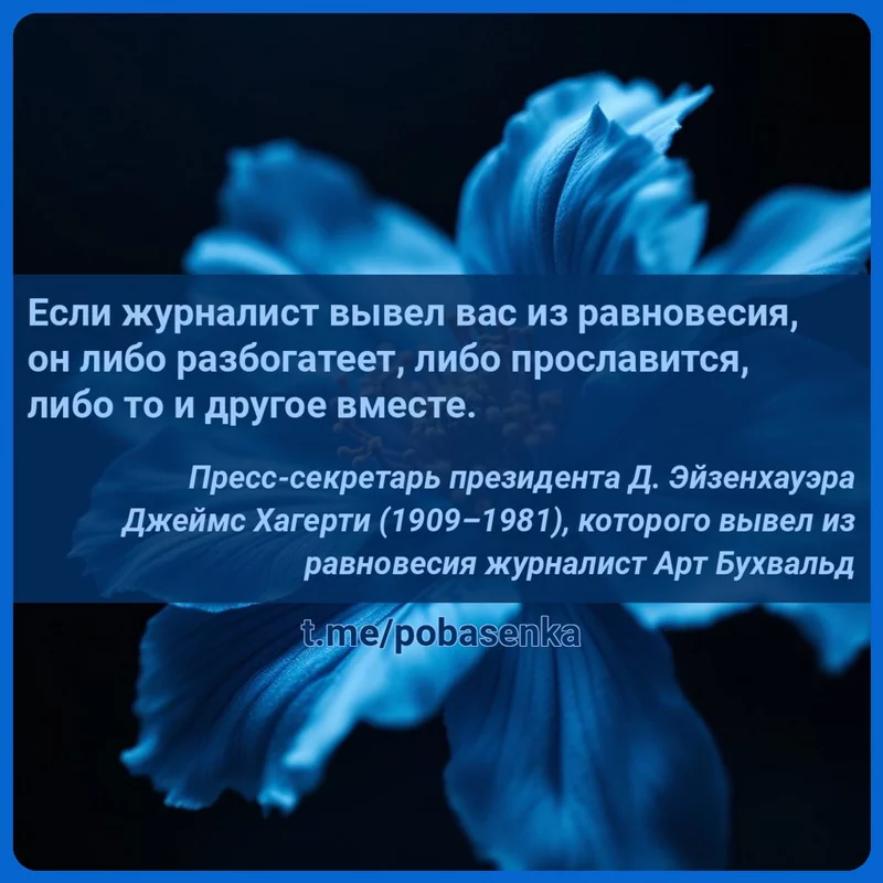 «Если журналист вывел вас из равновесия, он либо разбогатеет, либо прославится, либо то и другое...» height="550" width="550"