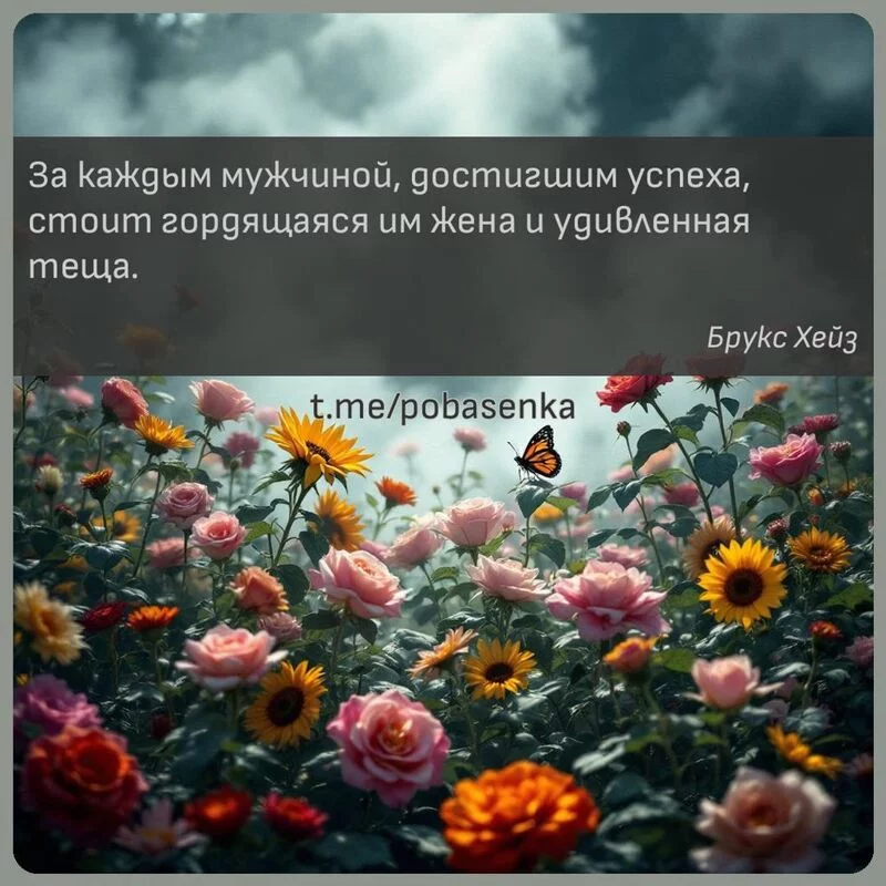 «За каждым мужчиной, достигшим успеха, стоит гордящаяся им жена и удивленная...» height="550" width="550"