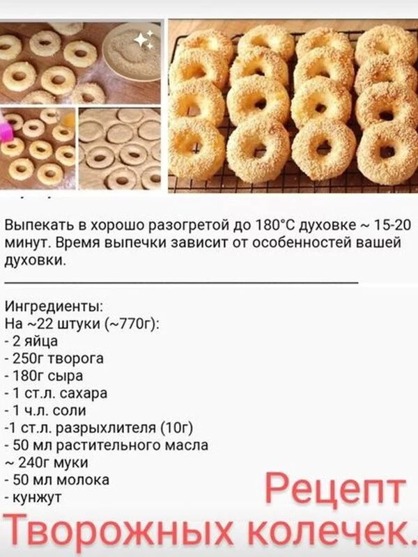 Кулинарная инфографика  в рецептах