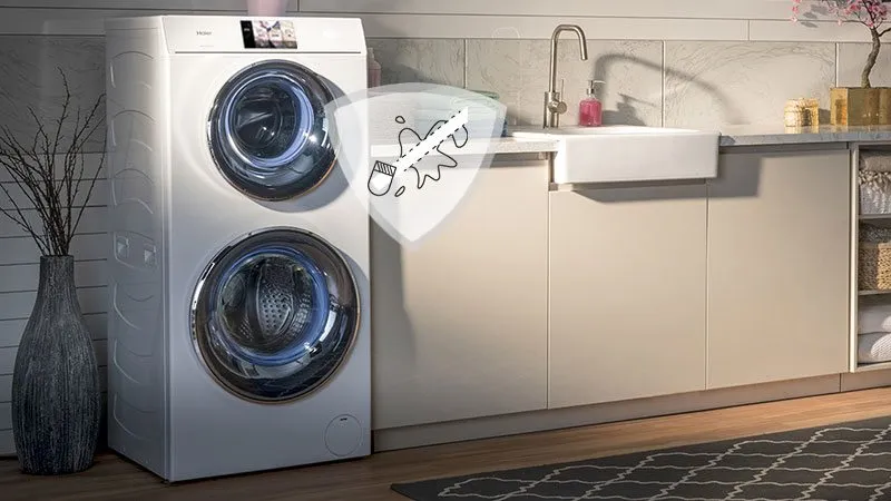 Двухэтажная стиральная машина Haier Duo Dry