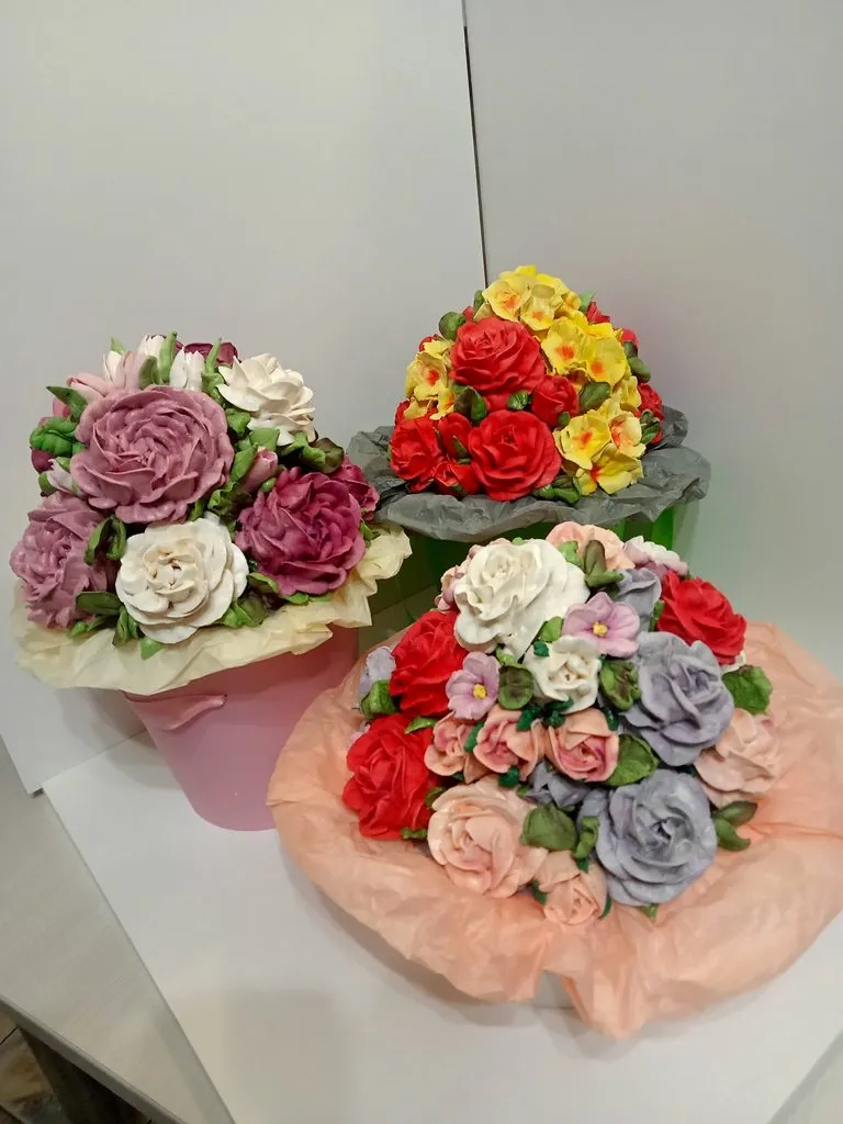 Зефирные букеты и композиции