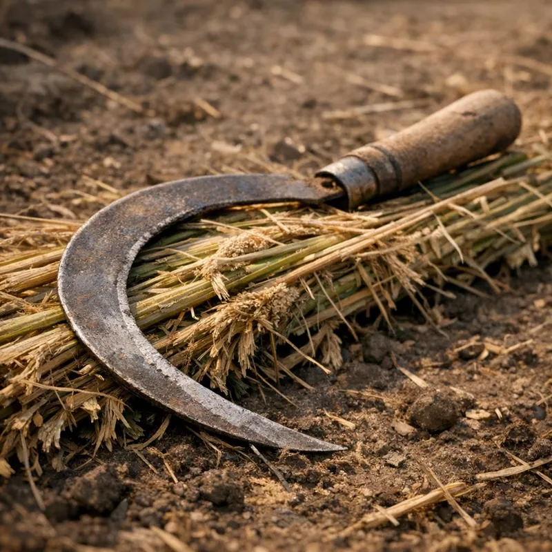 Кунжут собирают руками уже четыре тысячи лет