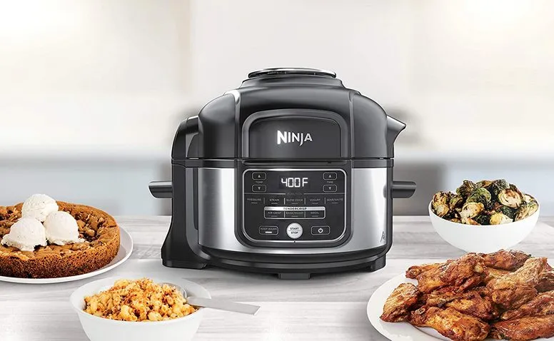Скороварка и фритюрница Ninja Foodi Nine-in-One (9 в 1) с подставкой для гриля