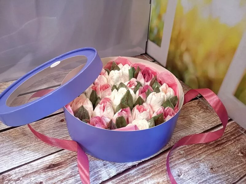 Зефирные букеты и композиции