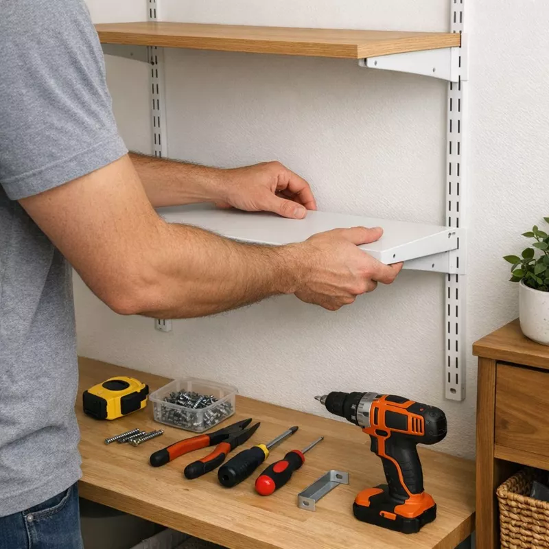 Гибкие системы хранения: модульные полки и передвижные тележки