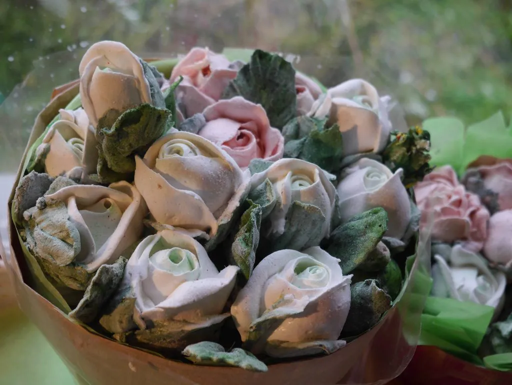 Зефирные букеты и композиции