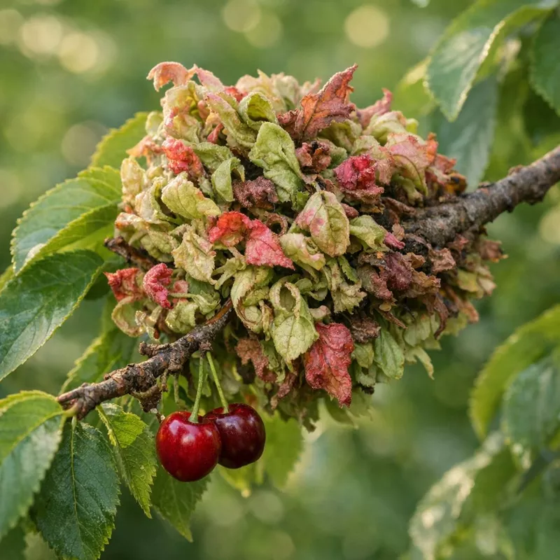 Ведьмины метлы: странные наросты, которые меняют облик деревьев 