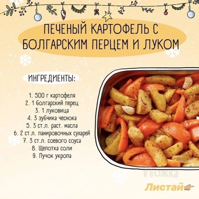 Кулинарная инфографика в рецептах