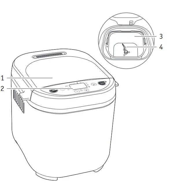 Хлебопечка Moulinex OW240E30