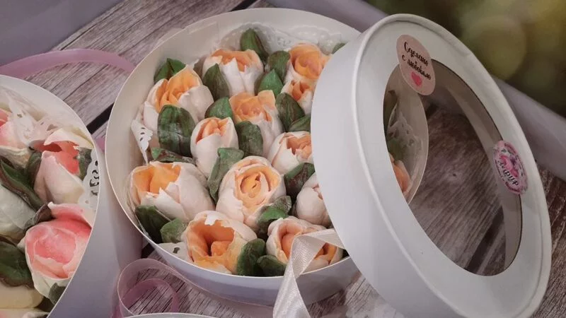 Зефирные букеты и композиции