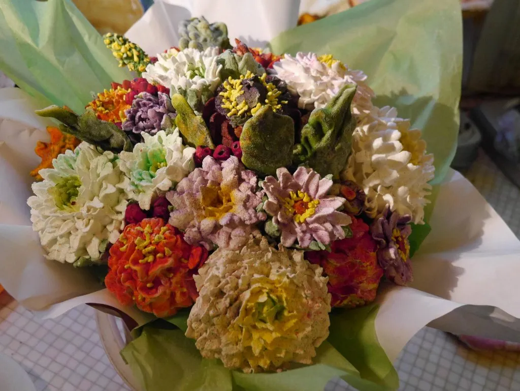 Зефирные букеты и композиции