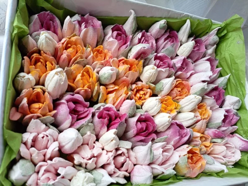 Зефирные букеты и композиции