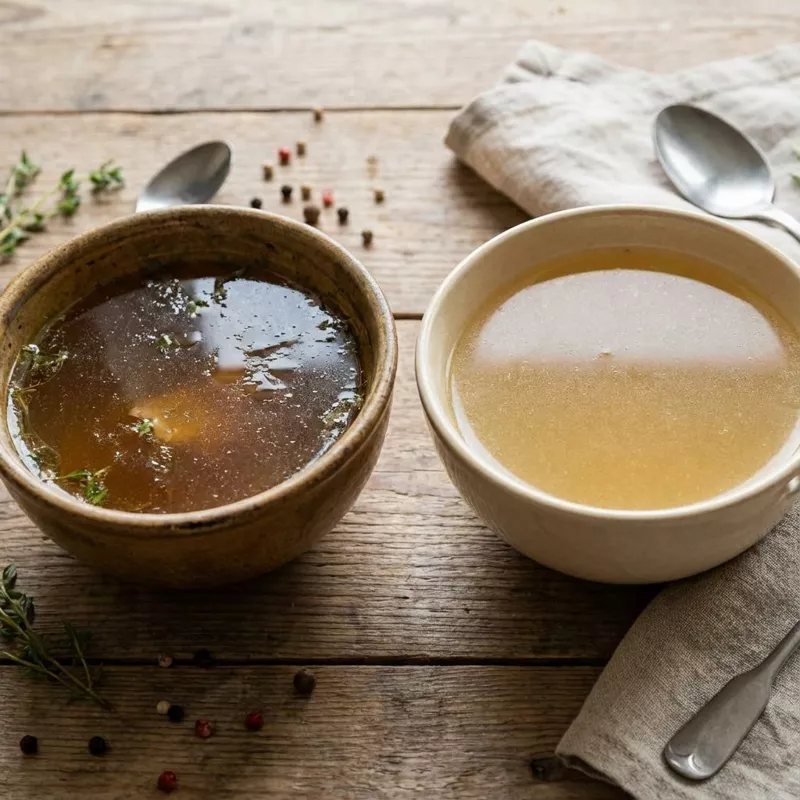 Приготовление костного и мясо-костного бульона (традиц. способ варки на плите)