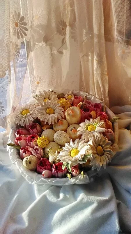 Зефирные букеты и композиции