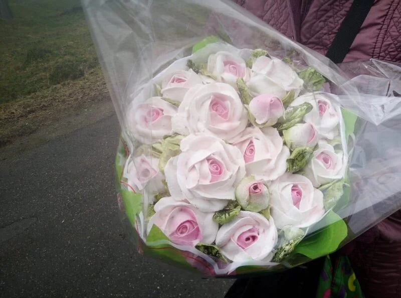 Зефирные букеты и композиции