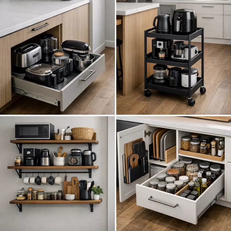 Appliance Garage: куда спрятать технику на кухне