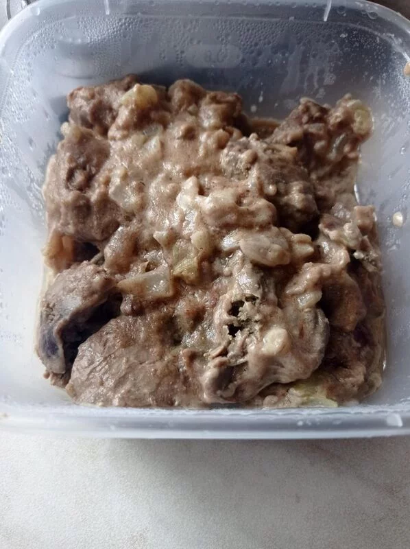 Печёнка куриная классическая в микроволновке