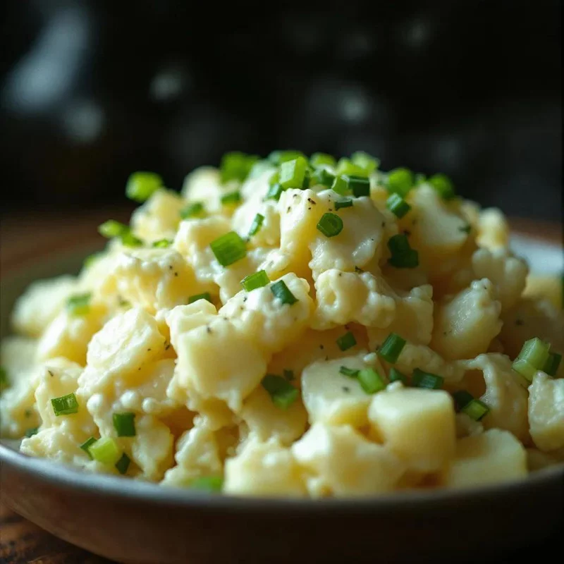 Классический чешский рождественский картофельный салат (Вramborovy; salat).