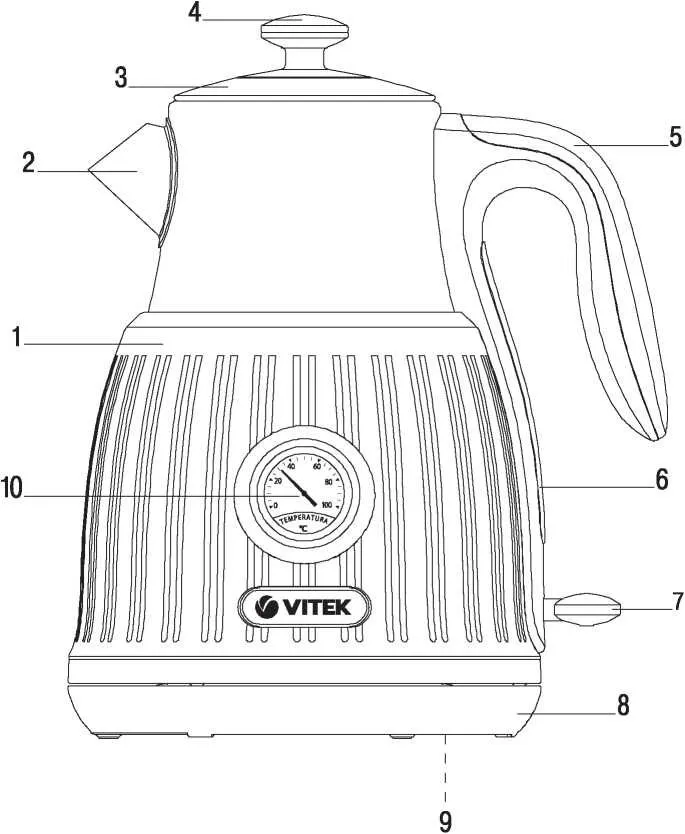 Чайник Vitek VT-7067