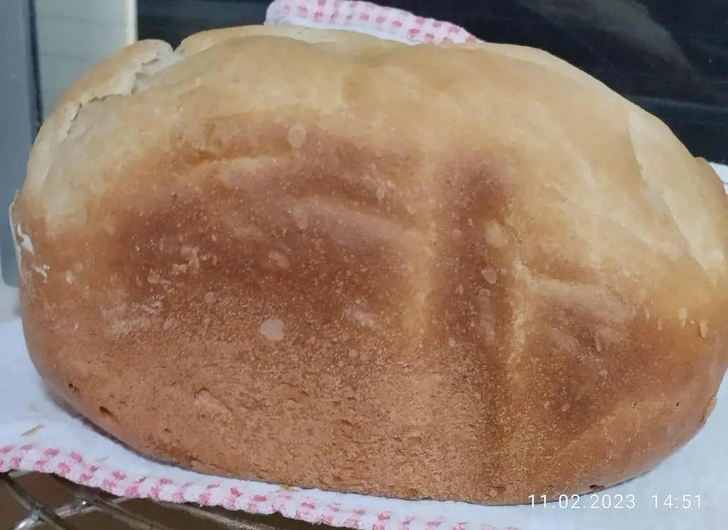Быстрый пшеничный хлеб с цельнозерновой мукой (вес буханки 400 г)