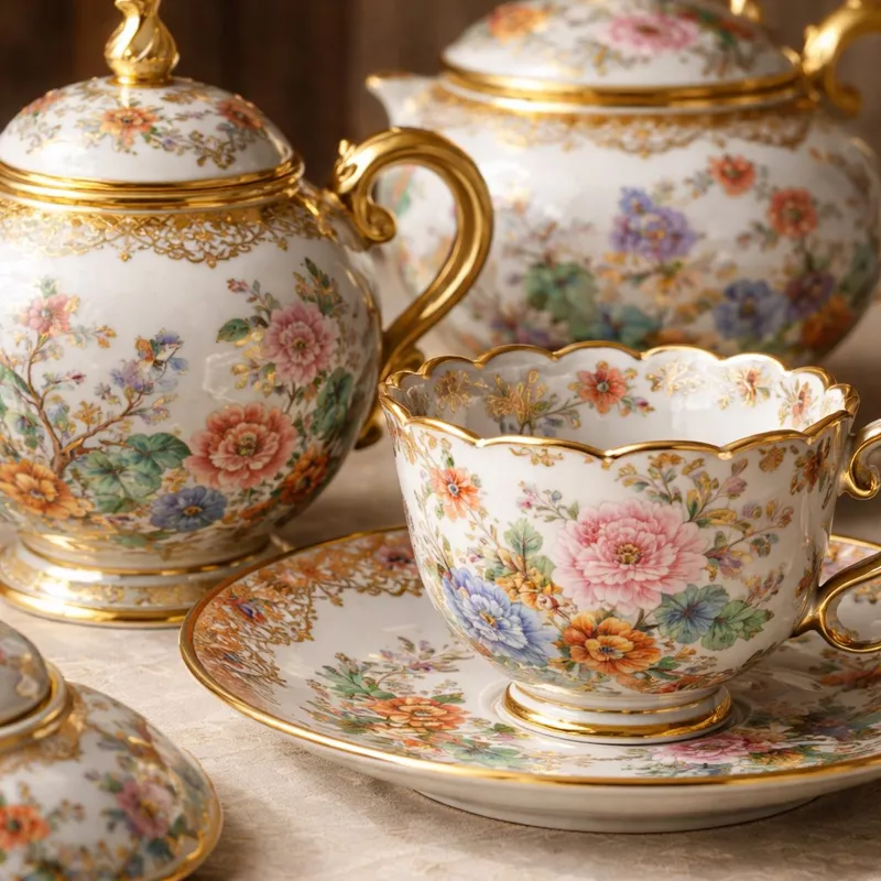 Посуда для чаепития (чайные и кофейные сервизы, самовары)