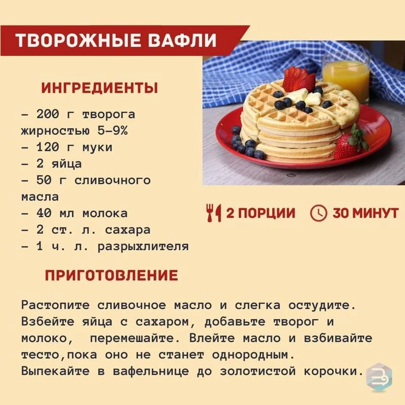 Кулинарная инфографика  в рецептах