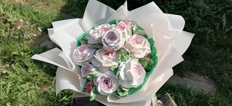 Зефирные букеты и композиции