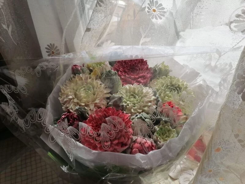 Зефирные букеты и композиции