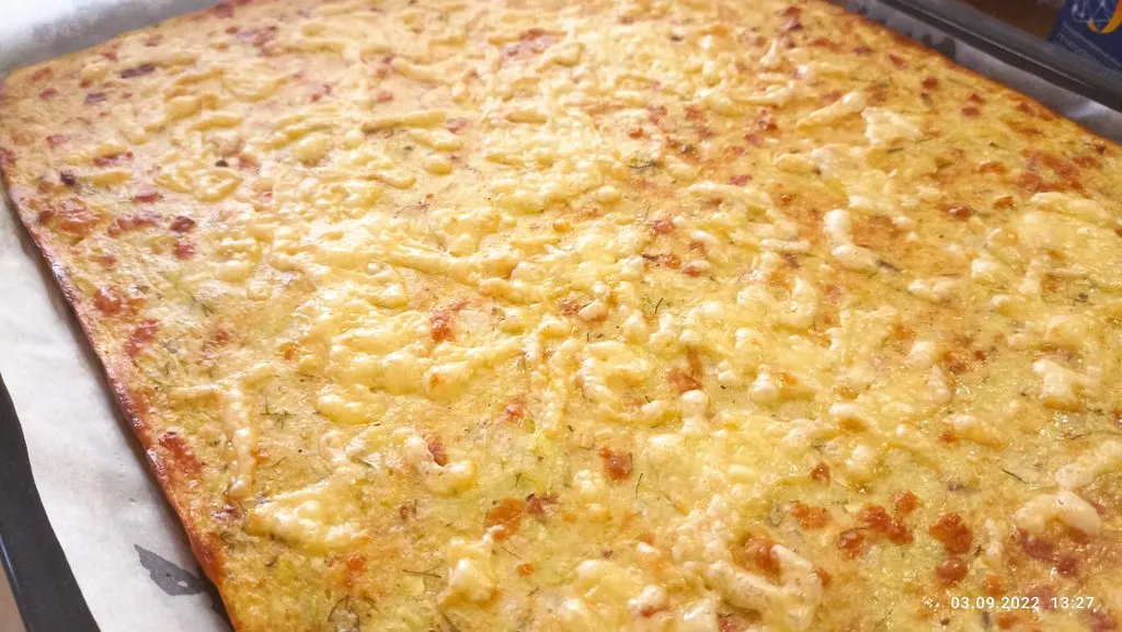 Чешский кабачковый пирог (несладкий)
