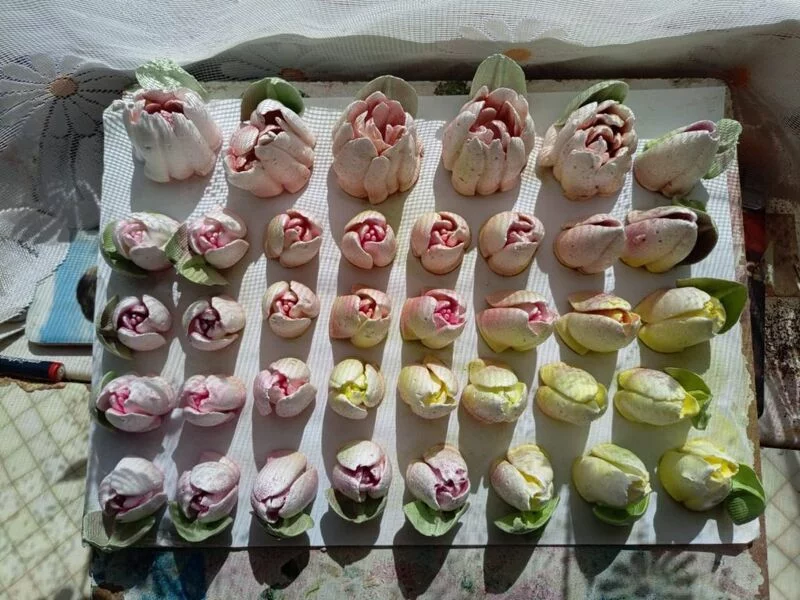 Зефирные букеты и композиции