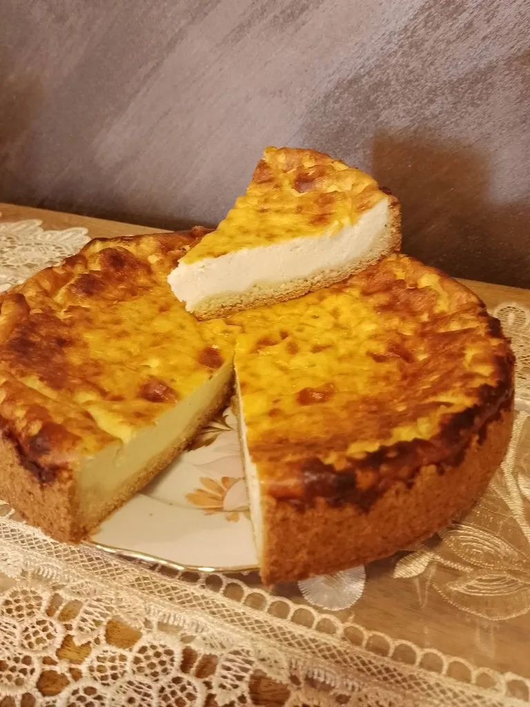 Kаеsekuchen aus Bayern - творожный пирог из Баварии